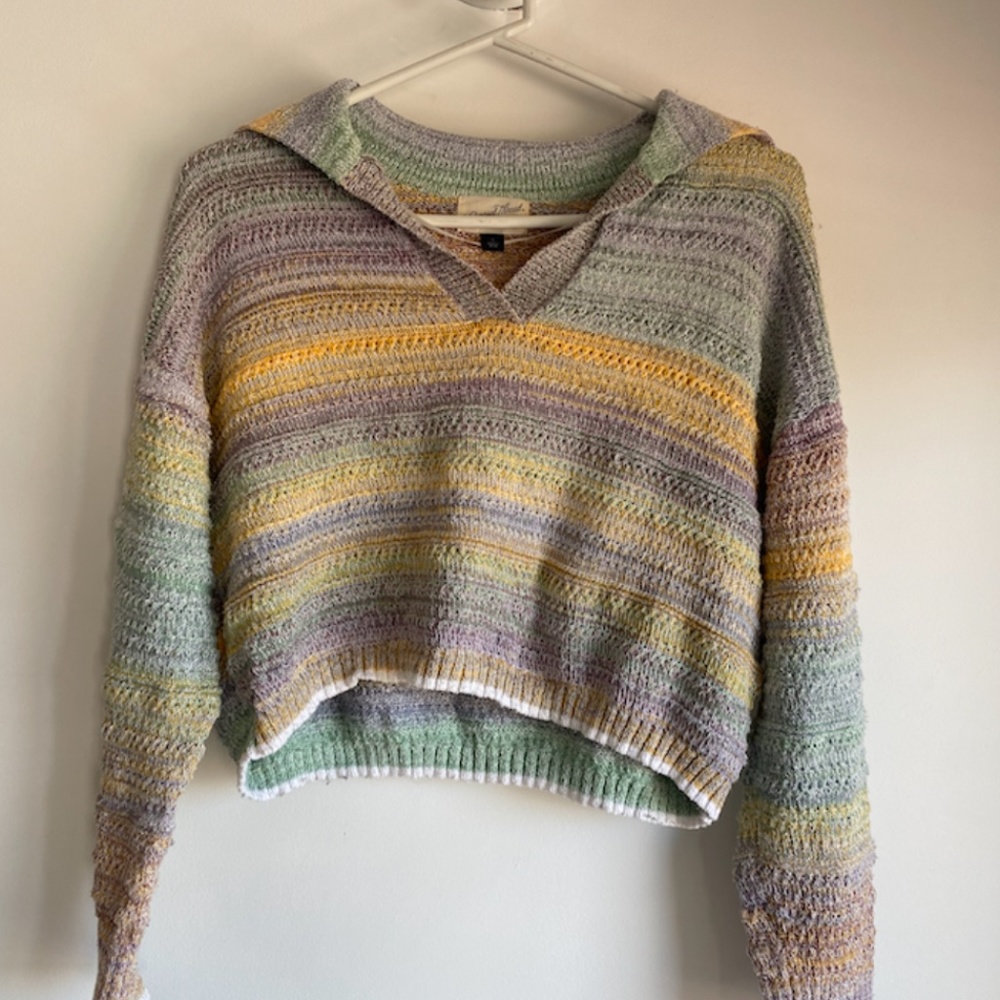 Pastel cropped sweater